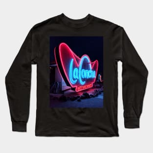 La Concha Neon Sign Long Sleeve T-Shirt